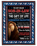 I Gave You My Gorgeous Daughter For Son In Law Printed Fleece Blanket