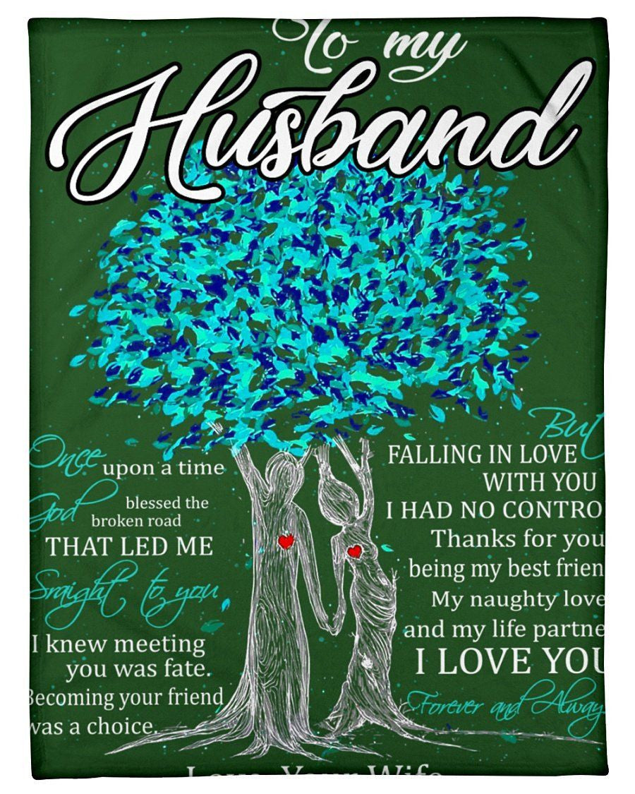 I Knew Meeting You Was Fate Great Gift For Husband Fleece Blanket