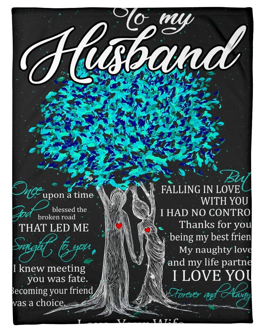 I Knew Meeting You Was Fate Great Gift For Husband Fleece Blanket
