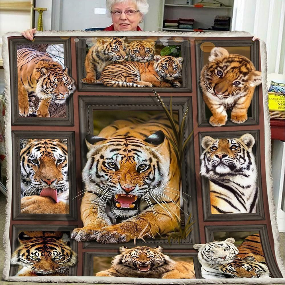 3d Huge Tiger Blanket