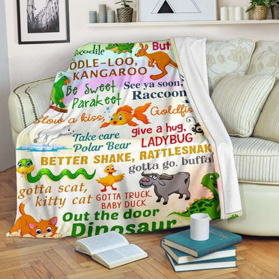 Blanket Giving Animals Lovers See You Later Alligators