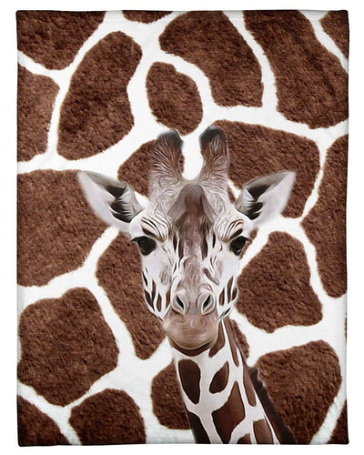 Lovely Phone Case Gift For Giraffe Lovers Fleece Blanket