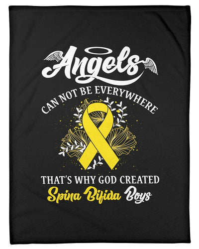 Angel Cannot Be Everywhere Custom Design Fleece Blanket