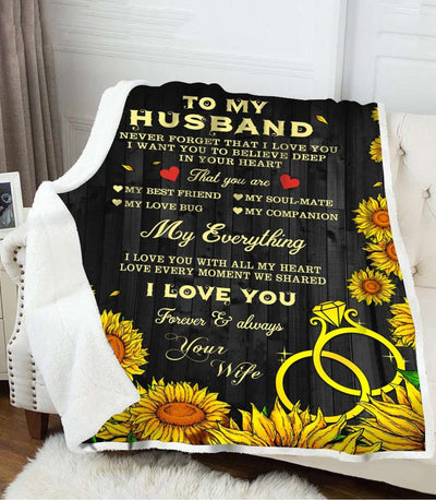Blanket Gift For Husband You Are My Soulmate
