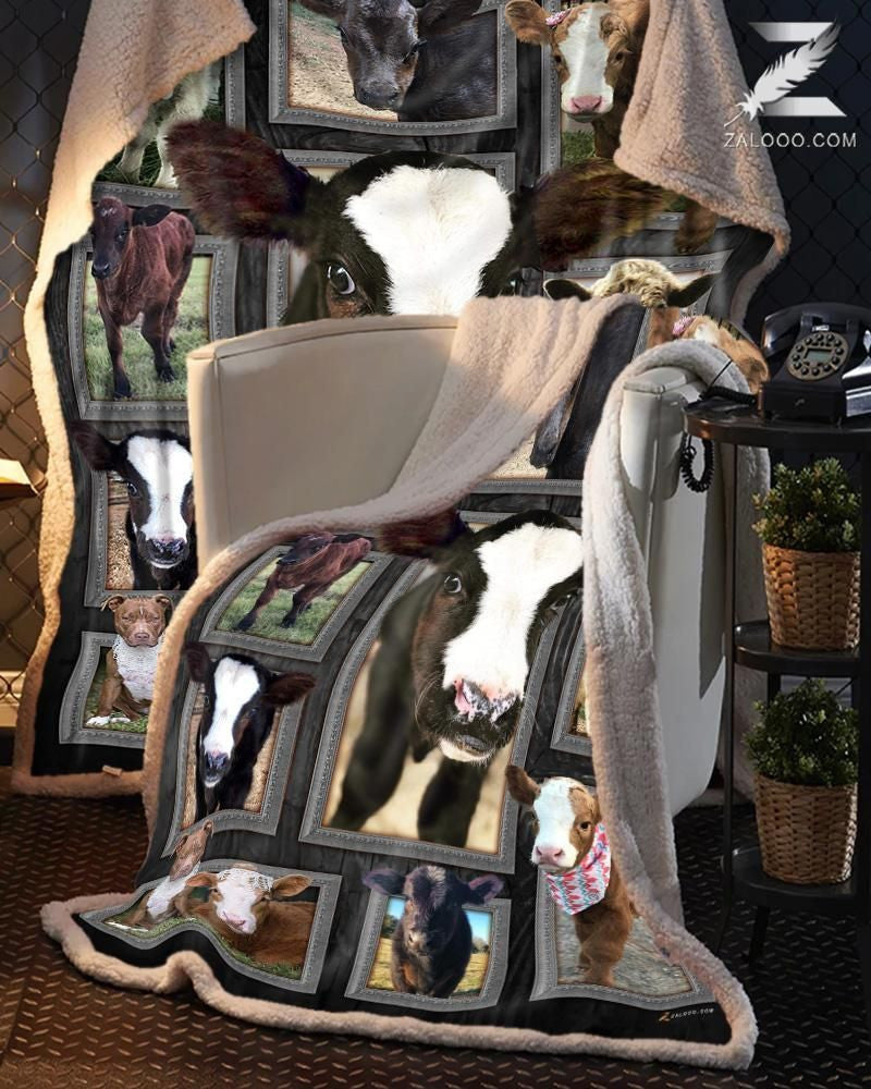 Cow Blanket - Cute Cows