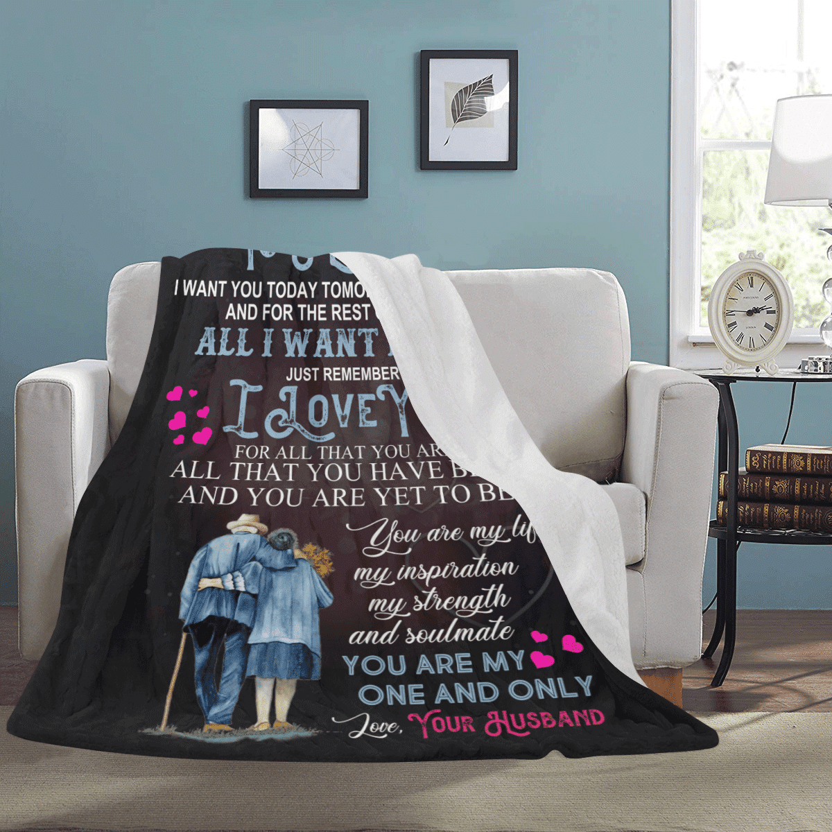 You Are My One And Only For Wife Fleece Blanket