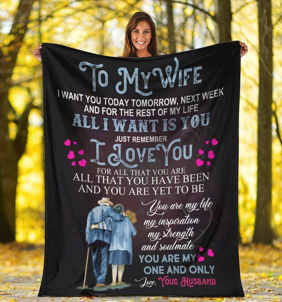 You Are My One And Only For Wife Fleece Blanket