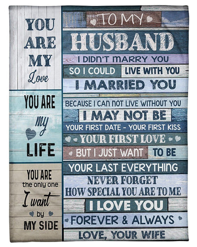 Husband Gift For Wife You Make Me A Better Person Fleece Blanket