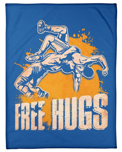 Abstract Image Fee Hugs Trending Custom Design Fleece Blanket