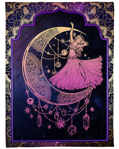 Beautiful Belly Dance Custom Design Fleece Blanket