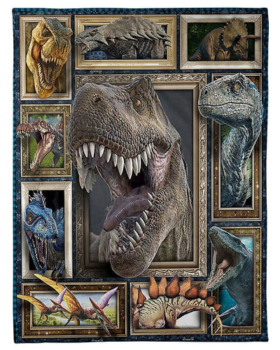 Dinosaurs Image Design Gifts For Dinosaur Lovers Fleece Blanket