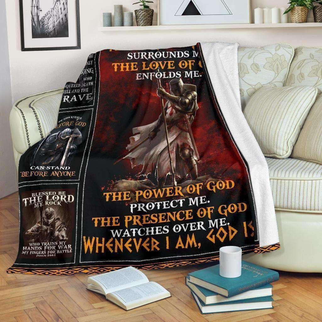 The Power Of God Protect Me Blanket Gift For Christian