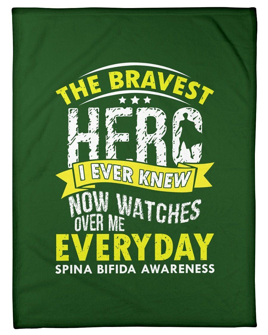 The Bravest Hero I Ever Knew Fleece Blanket