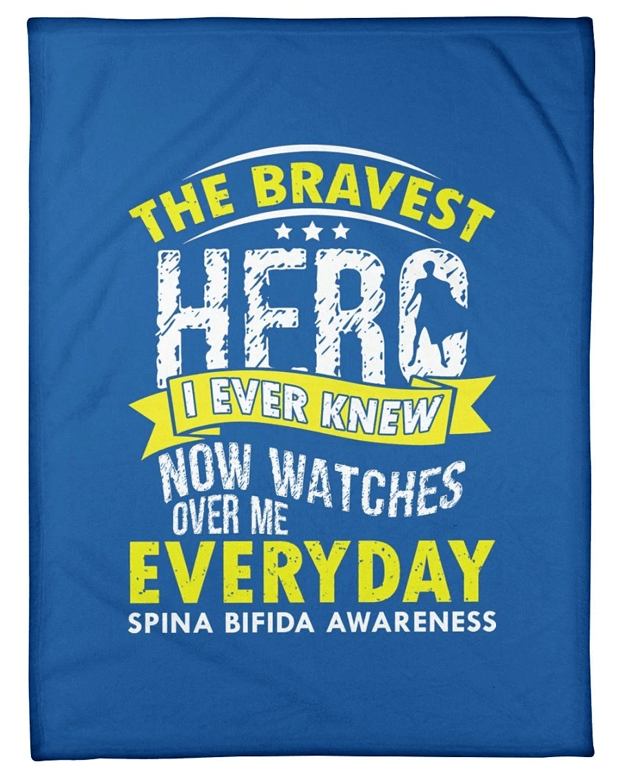 The Bravest Hero I Ever Knew Fleece Blanket