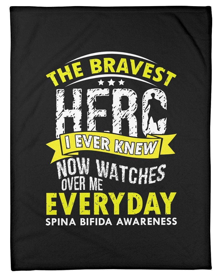 The Bravest Hero I Ever Knew Fleece Blanket
