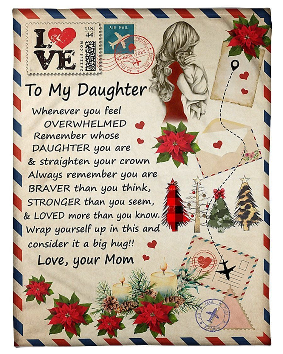 Special Gift To Daughter Wrap Your Self Up In This Fleece Blanket Fleece Blanket