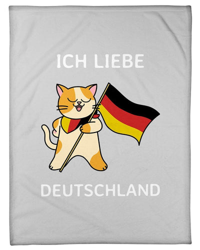 Iche Liebe Deautschland Fleece Blanket