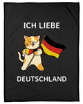 Iche Liebe Deautschland Fleece Blanket