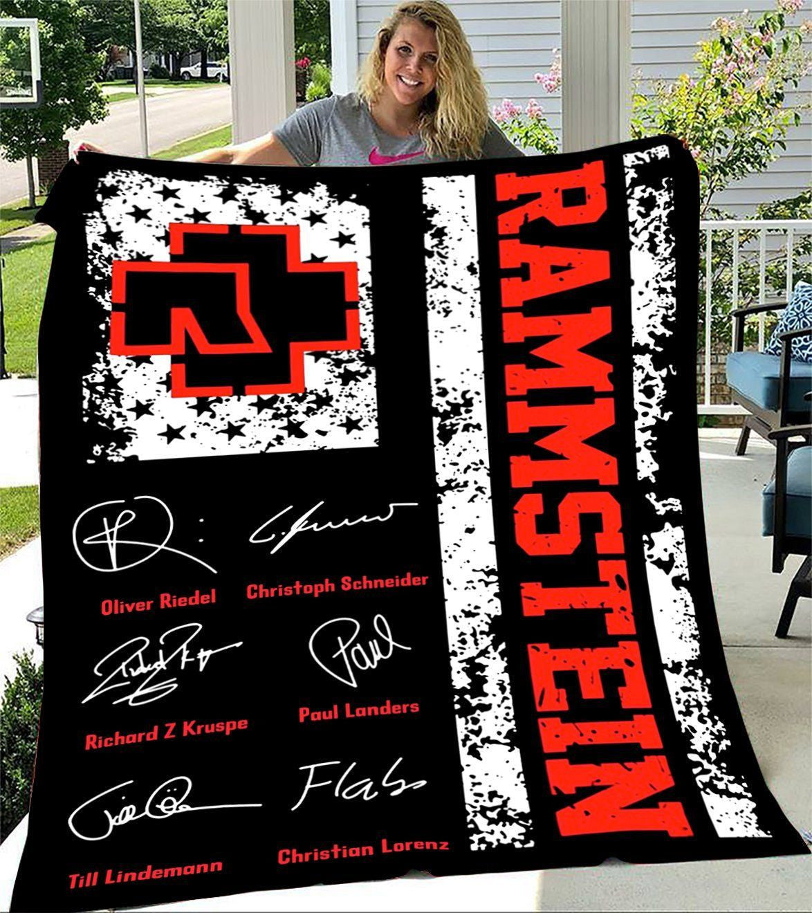 Rammstein Gift for Rammstein Lover Fleece Blanket