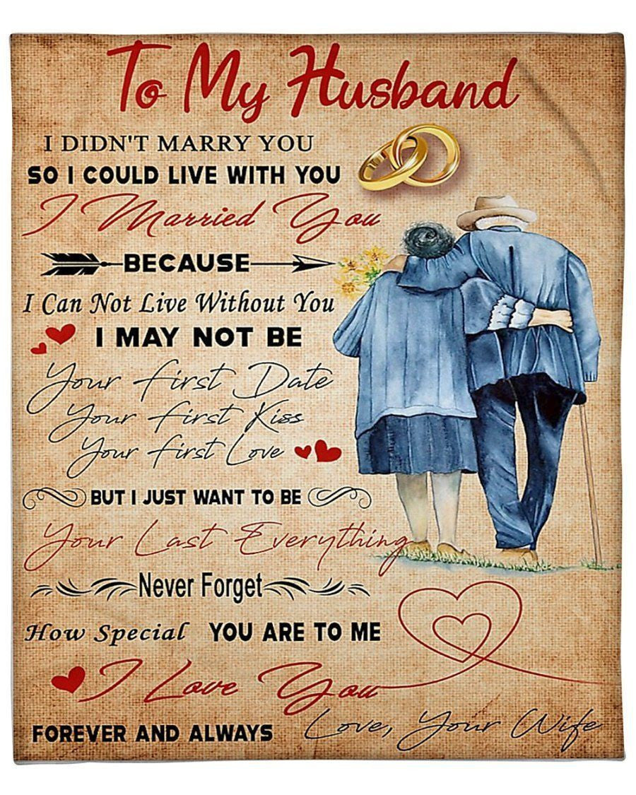 Wife Gift For Husband Rings How Special You Are To Me Fleece Blanket