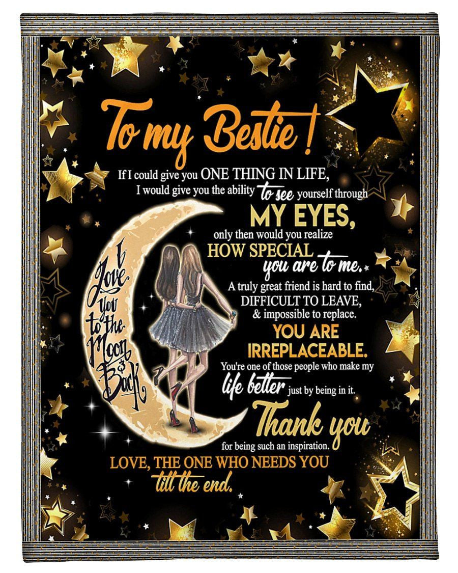 Great Gift To My Best Friend Fleece Blanket