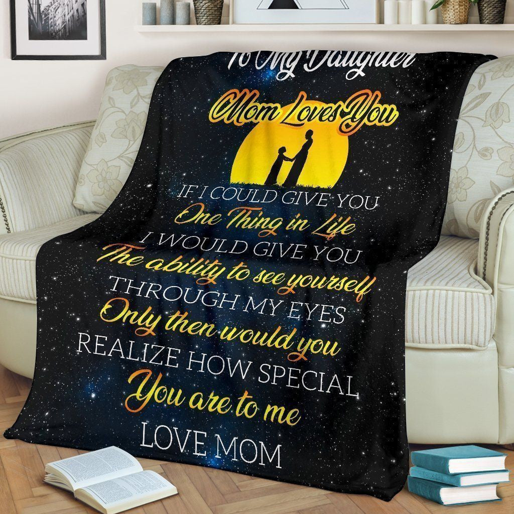To My Daughter You Are Special To Me Fleece Blanket