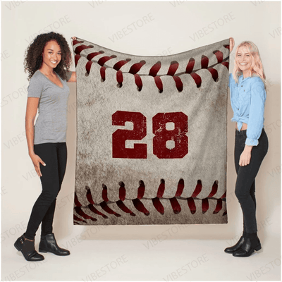 Custom Baseball Blanket