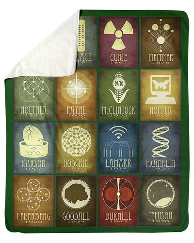 All Features Of A Nurse Custom Design Fleece Blanket
