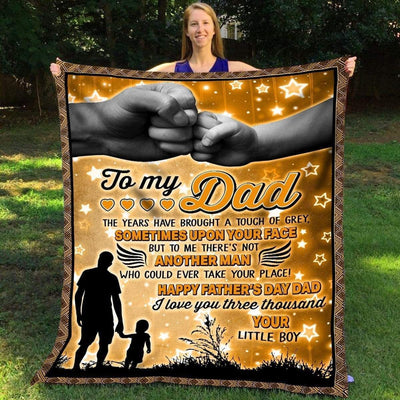 Love You 3000 Fleece Blanket Gift For Dad