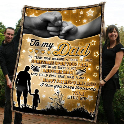Love You 3000 Fleece Blanket Gift For Dad