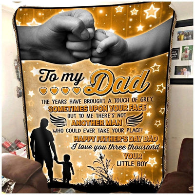 Love You 3000 Fleece Blanket Gift For Dad