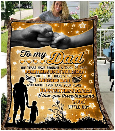 Love You 3000 Fleece Blanket Gift For Dad