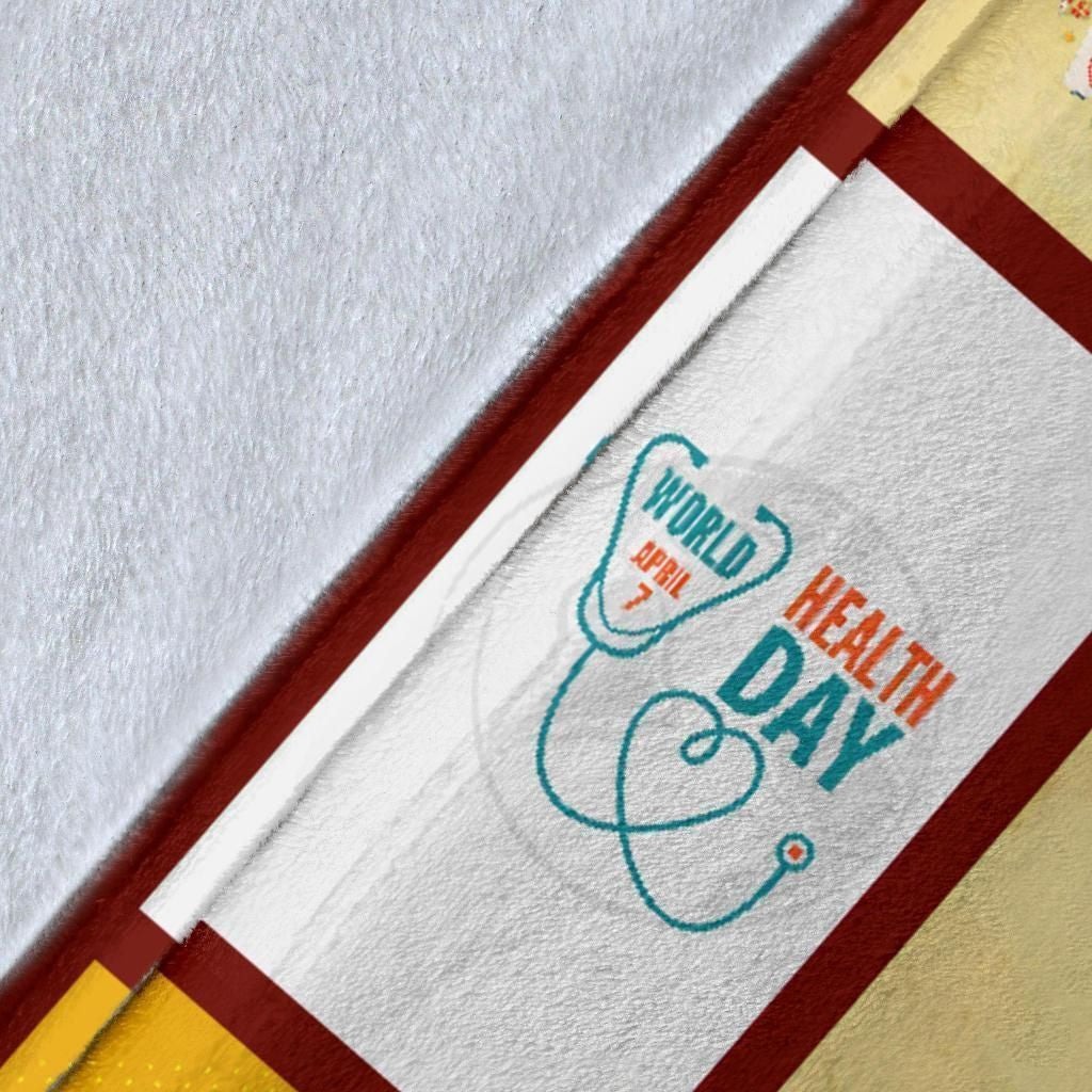 She Believed She Could She Did Nurse Fleece Blanket