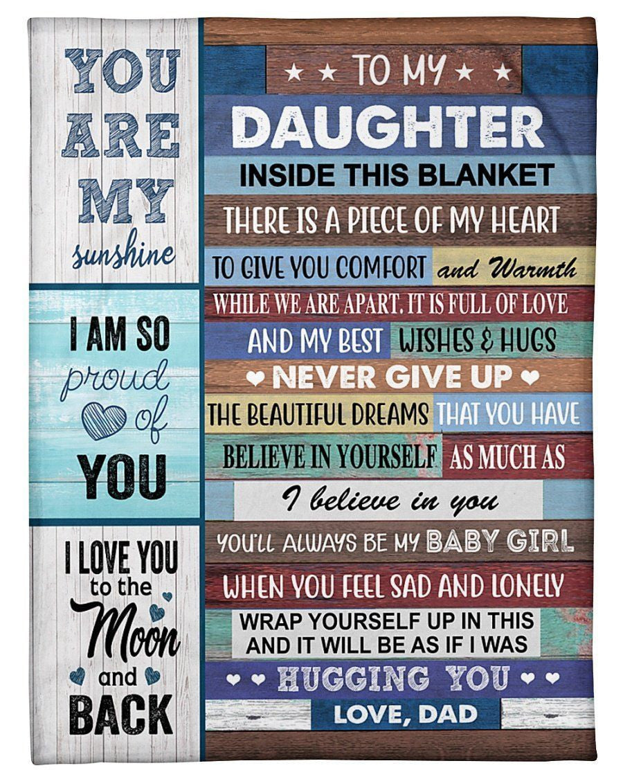 Gift For Dear Daughter You Are My Best FriendFleece Blanket Shepra Blanket