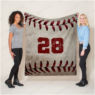 Custom Baseball Blanket