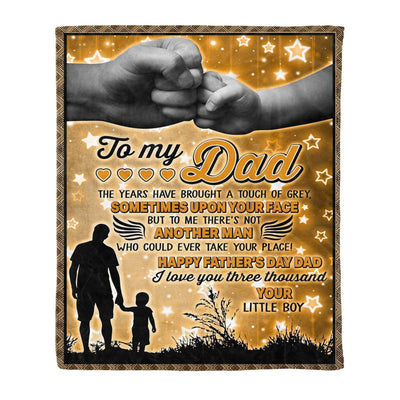 Love You 3000 Fleece Blanket Gift For Dad