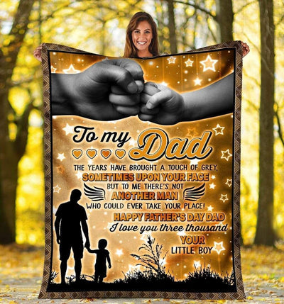 Love You 3000 Fleece Blanket Gift For Dad