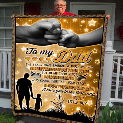 Love You 3000 Fleece Blanket Gift For Dad
