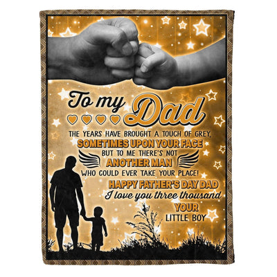Love You 3000 Fleece Blanket Gift For Dad