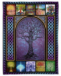Tree Fleece Blanket Gift For Family Fleece Blanket