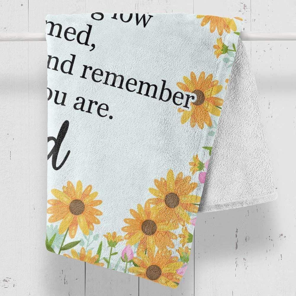 To My Daughter My Wishes Love And Light Soft Fleece Blanket