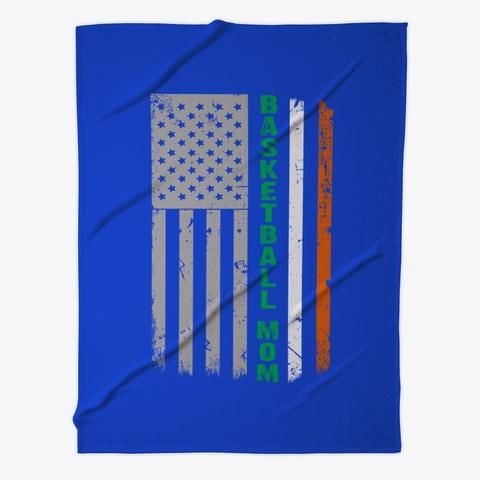 Basketball Mom Irish American Flag St. Patrick's Day Fleece Blanket