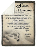 You'll Always Be My Best Friend Fleece Blanket To Son Sherpa Blanket