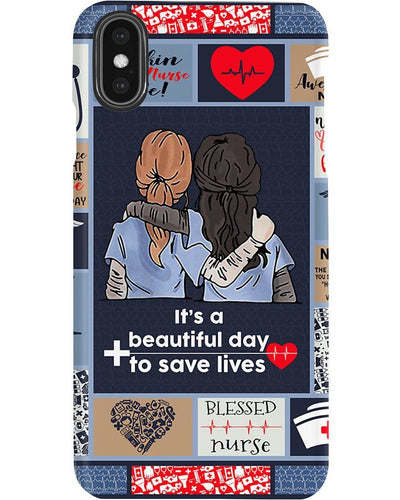 Nurse Save Lives Gift For Nurse Fleece Blanket Phone Case