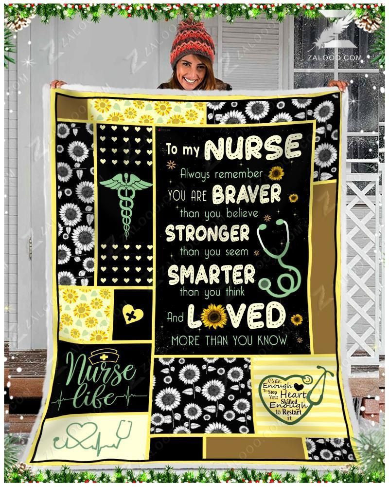 Fleece Blanket - Nurse - You Are Loved Than You Know