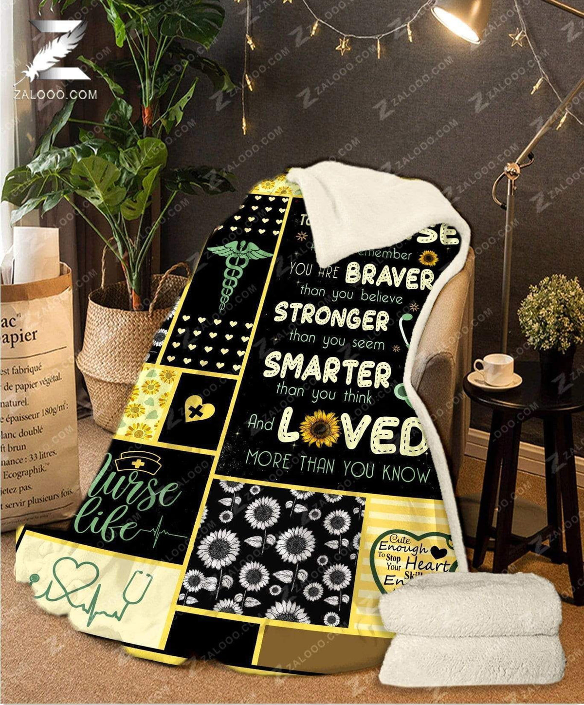 Fleece Blanket - Nurse - You Are Loved Than You Know
