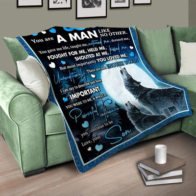How Important You Are Soft Fleece Blanket Gift For Dad