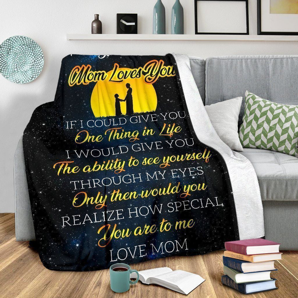 To My Daughter You Are Special To Me Fleece Blanket