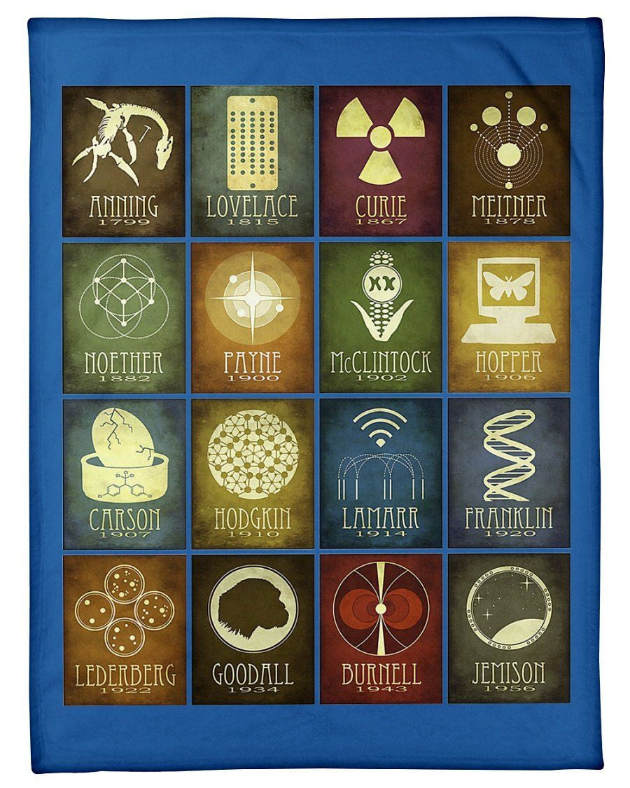 All Features Of A Nurse Custom Design Fleece Blanket