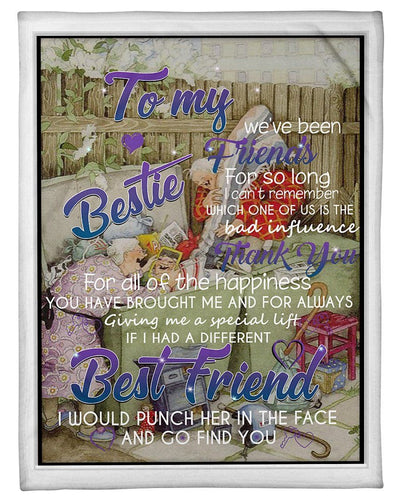 Best Friend Gift Fleece Blanket